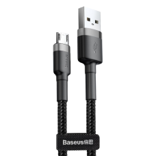 Кабель Baseus Cafule Micro USB 1.5A (1m) Gray/Black