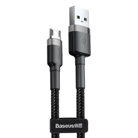 Кабель Baseus Cafule Micro USB 1.5A (1m) Gray/Black