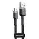 Кабель Baseus Cafule Micro USB 1.5A (1m) Gray/Black