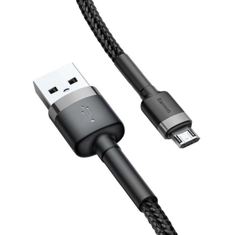 Кабель Baseus Cafule Micro USB 1.5A (1m) Gray/Black