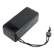 Зовнішній акумулятор Veger Tank Boost 56000 mAh 130W PD/QC3.0 Black