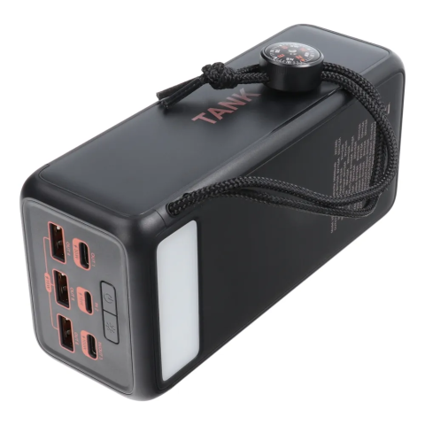 Зовнішній акумулятор Veger Tank Boost 56000 mAh 130W PD/QC3.0 Black