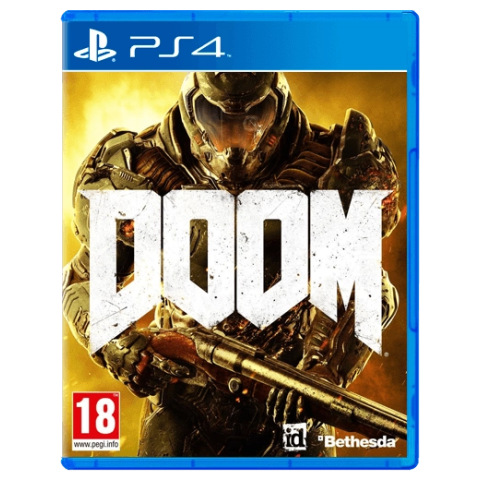 Игра DOOM для PS4 (Blu-ray диск) RU Б/У