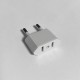 Мережевий перехідник USA - EU 220В White