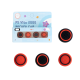 Набор из 4 накладок на стики для PlayStation Vita Circle Black/Red