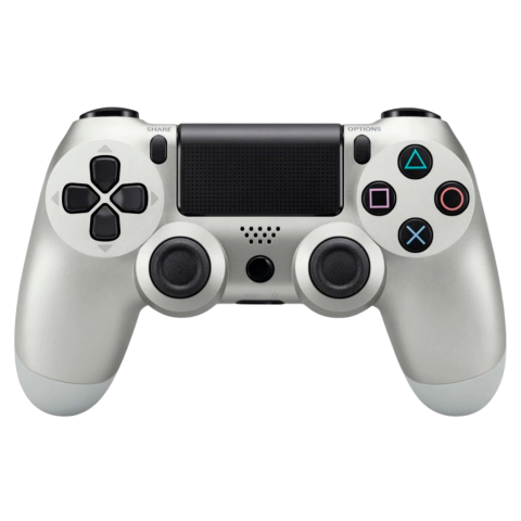 Бездротовий геймпад PGX для PlayStation/PC Dualshock 4 V2 Silver