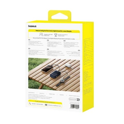 Внешний аккумулятор Baseus EnerFill FC51 Bipow2 Pro 30000mAh 22.5W Black