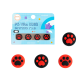 Набір з 4 накладок на стіки для PlayStation Vita Leg Black/Red