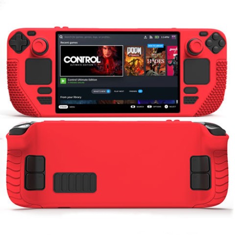 Чехол Dobe Silicone Case для Valve Steam Deck Red