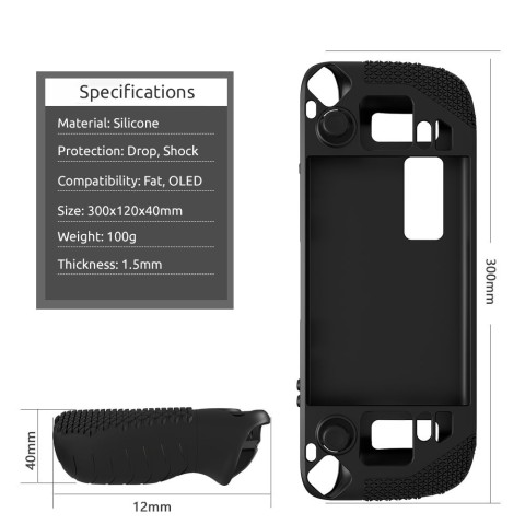 Чехол Dobe Silicone Case для Valve Steam Deck Red
