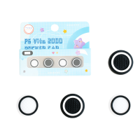 Набір з 4 накладок на стіки для PlayStation Vita Circle Black/White