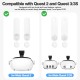 Кріплення ремінь на голову для Oculus Meta Quest 3 / Quest 3S / Quest 2 T4 Elite White