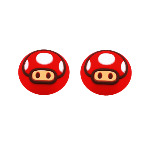 Накладки на стики для геймпада PS4 / PS5 / Xbox Mushroom Red
