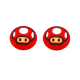 Накладки на стики для геймпада PS4 / PS5 / Xbox Mushroom Red