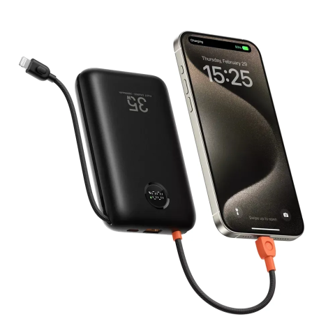 Внешний аккумулятор Veger K2 20000 mAh 35W Type C / Lightning PD QC3.0 Black
