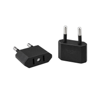 Мережевий перехідник USA - EU 220В Black
