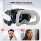 Защитный силиконовый набор чехлы / накладки для Oculus Meta Quest 3 Gray