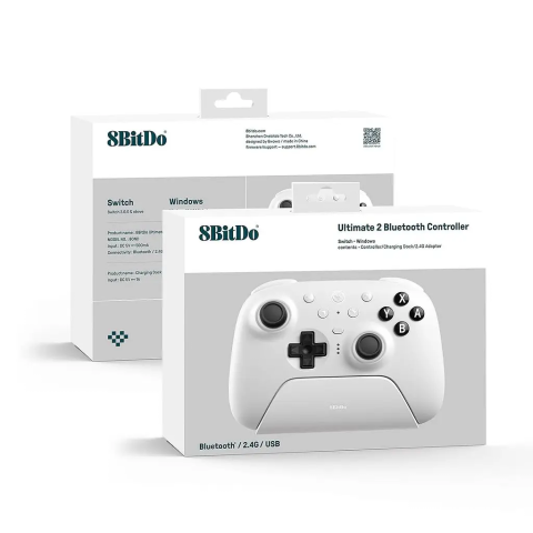 Беспроводной геймпад 8BitDo Ultimate 2 Bluetooth Controller White