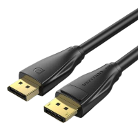 Кабель Vention DisplayPort v1.4 1 м Black, 8K 60 Hz, 4K 144Hz, 2K 165Hz, 1080P 240Hz