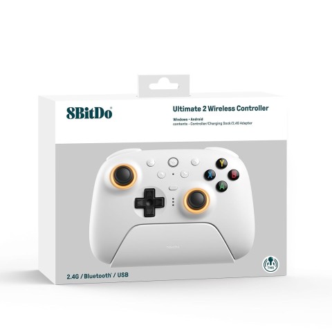 Беспроводной геймпад 8BitDo Ultimate 2 Wireless Controller White