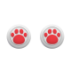 Накладки на стіки для Nintendo Switch White/Red