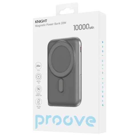Портативная Батарея Proove Knight 20W 10000mAh Dark Gray
