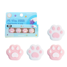 Набір з 4 накладок на стіки для PlayStation Vita Volume Leg White/Pink