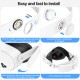 Ремінь для VR Meta Quest 2 / Quest 3 / Quest 3S з акумулятором 10000mAh T1 White