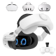 Ремінь для VR Meta Quest 2 / Quest 3 / Quest 3S з акумулятором 10000mAh T1 White