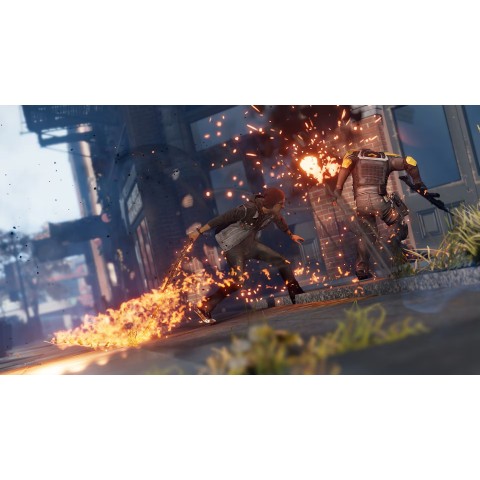 Игра inFamous: Second Son для PS4 (Blu-ray диск) RU Б/У