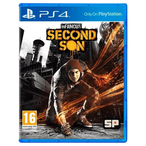 Игра inFamous: Second Son для PS4 (Blu-ray диск) RU Б/У