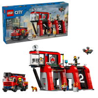 Конструктор LEGO City Пожарное депо с пожарной машиной (60414)