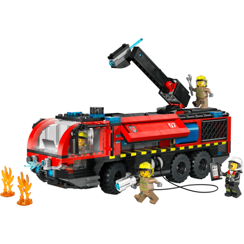 Конструктор LEGO City Пожежна вантажівка в аеропорту (60499)