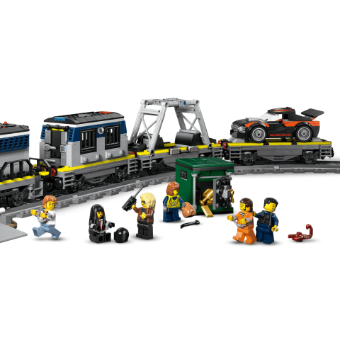 Конструктор LEGO City Пограбування поліцейського поїзда (60508)