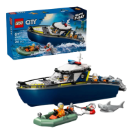 Конструктор LEGO City Переслідування на поліцейському катері (60456)