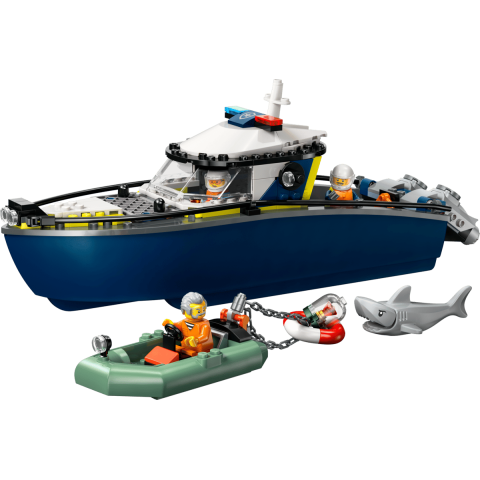 Конструктор LEGO City Переслідування на поліцейському катері (60456)