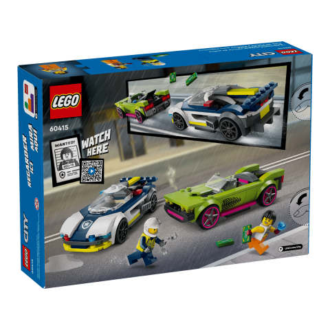 Конструктор LEGO City Переслідування маслкара на поліцейському автомобілі (60415)