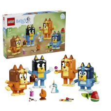Конструктор LEGO Bluey Сім'я Блуї з кубиків (11217)