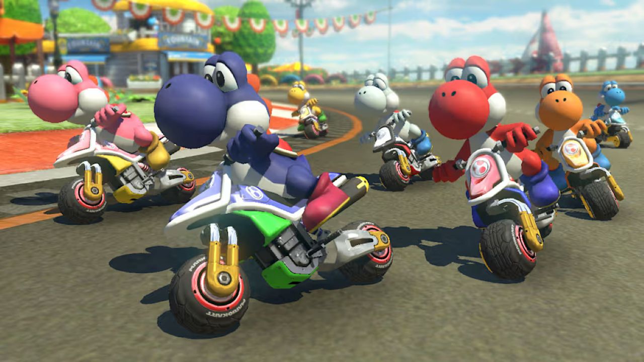 Mario Kart gameplay