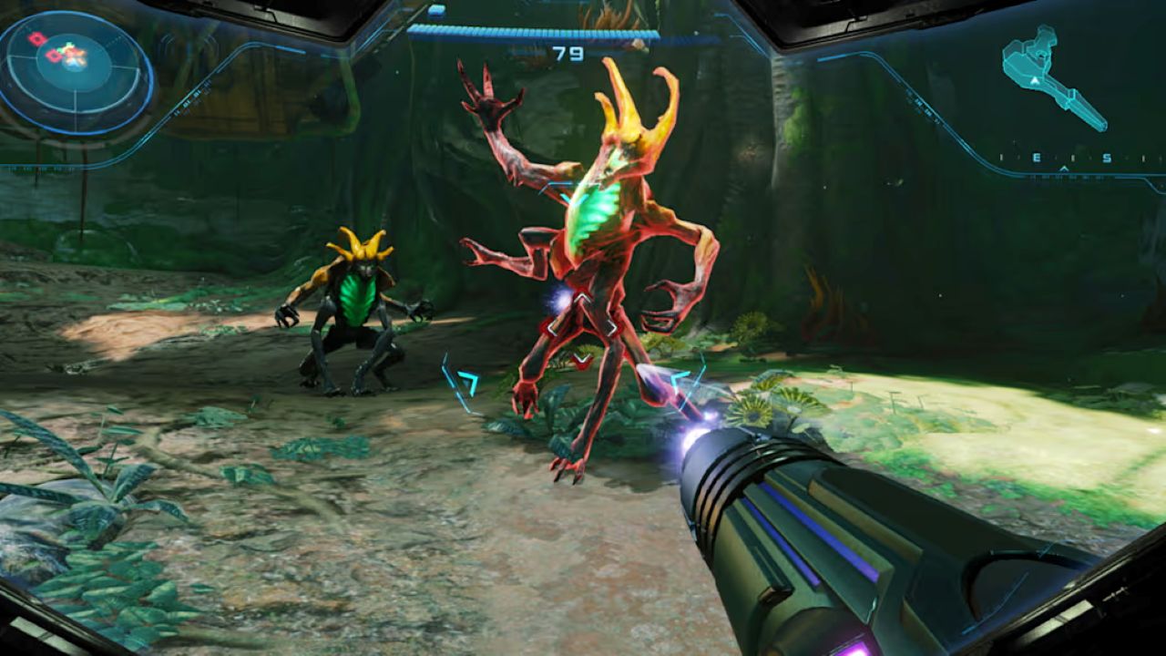 Metroid Switch gameplay
