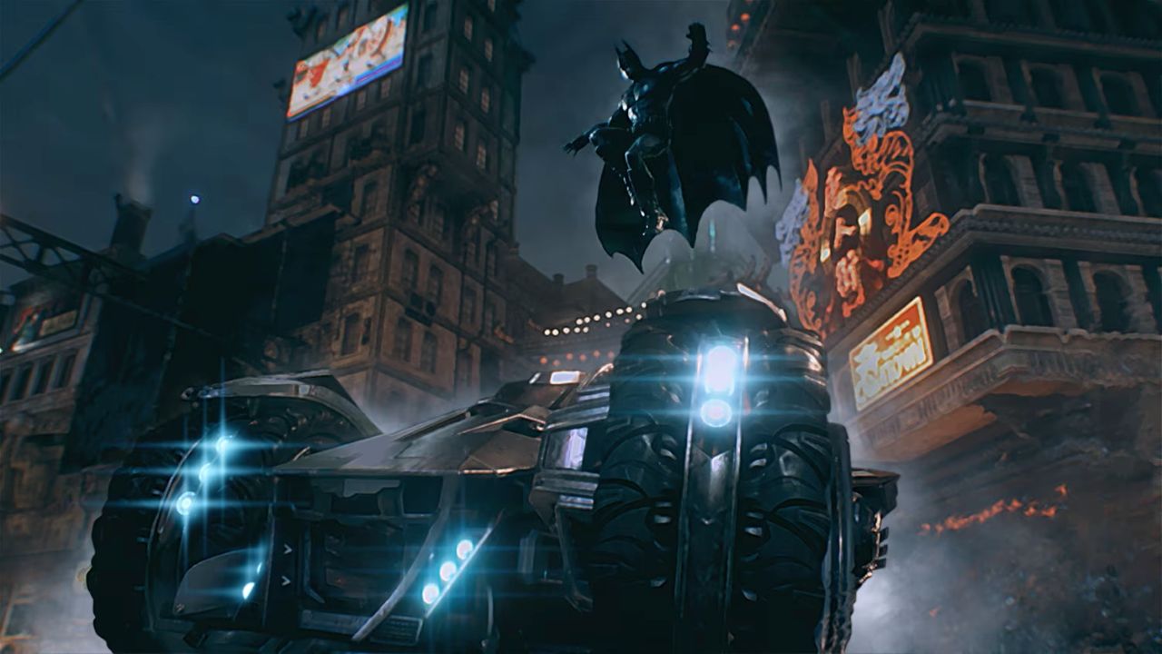 Batman Arkham Trilogy — Бетмобіль