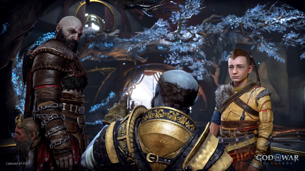 Гра God of War Ragnarok для PS4 (Blu-ray диск) RUS Б/В