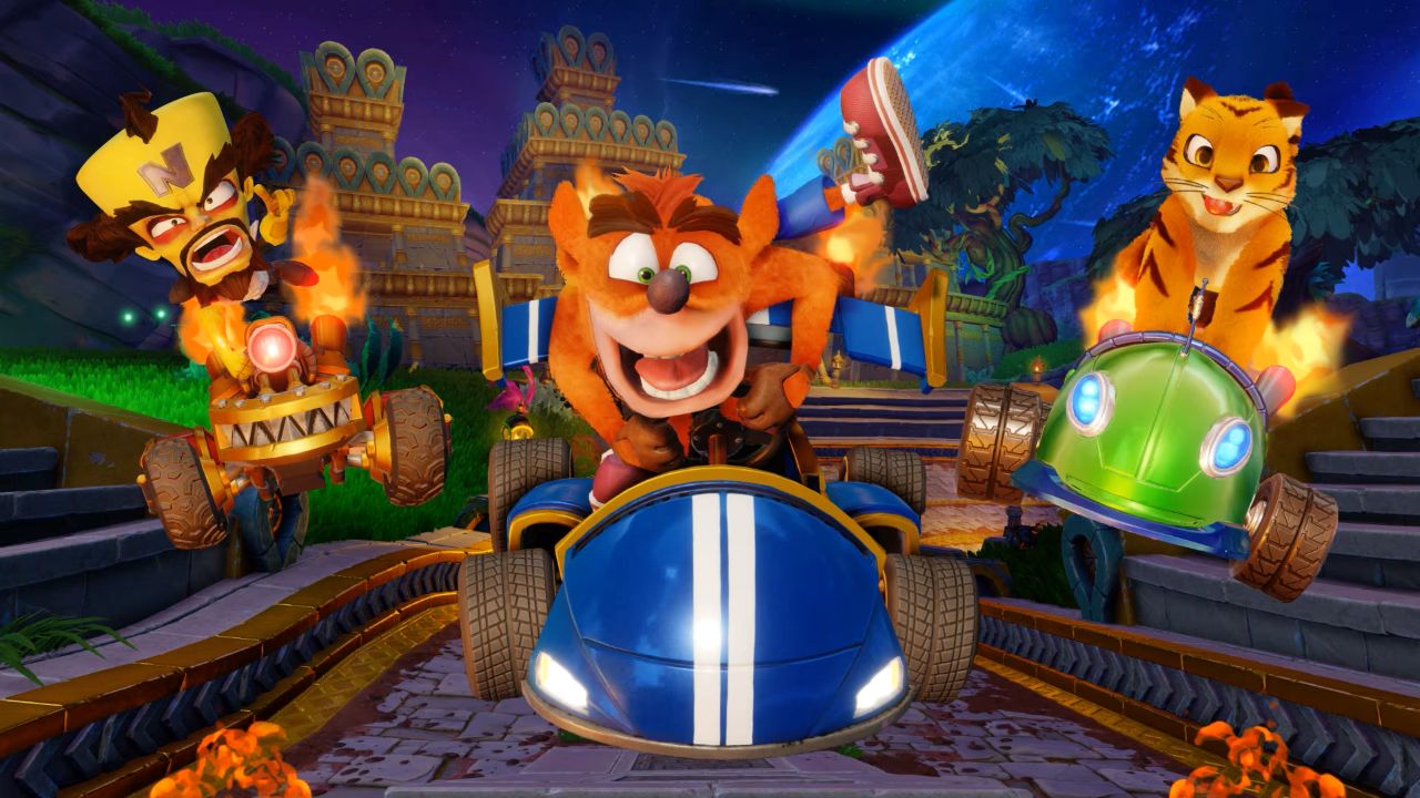 Гра Crash Team Racing: Nitro-Fueled для PS4 (Blu-ray диск) ENG Б/В