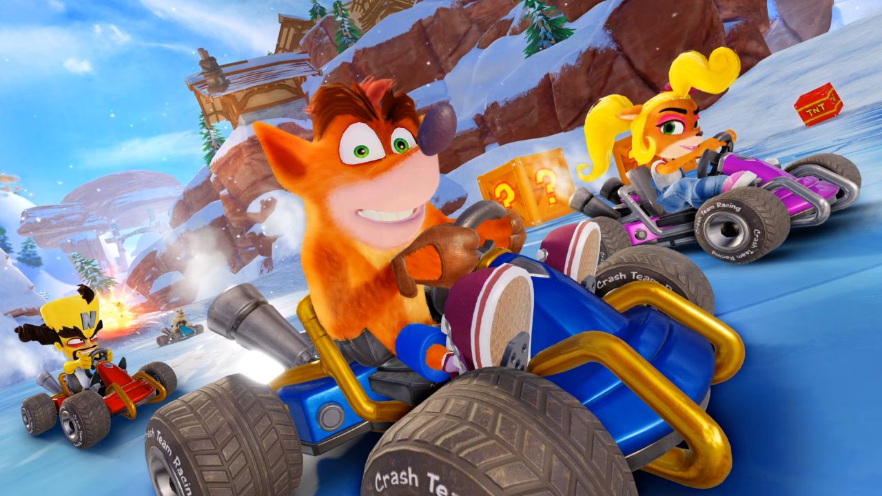 Гра Crash Team Racing: Nitro-Fueled для PS4 (Blu-ray диск) ENG Б/В