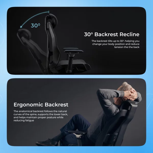 Эргономичное кресло Proove Founder Black