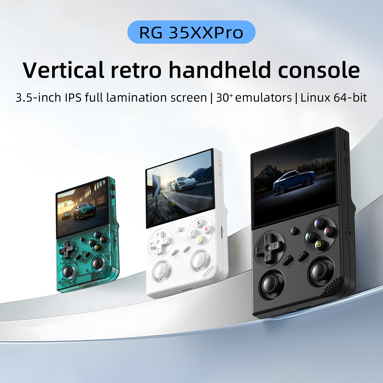 Портативна ретро приставка Anbernic RG 35XX Pro 64GB Black