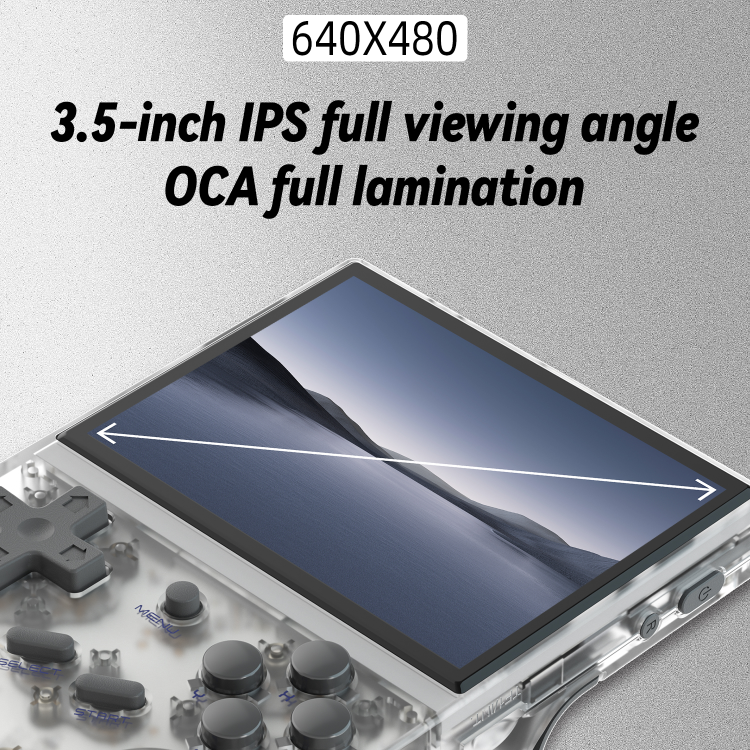 Портативная ретро приставка Anbernic RG 35XX 64GB Gray