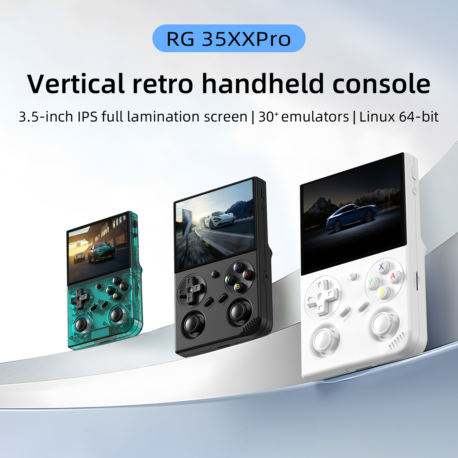 Портативна ретро приставка Anbernic RG 35XX Pro 64GB Black