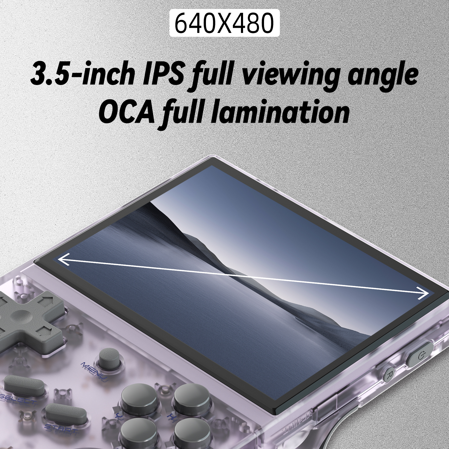 Портативна ретро приставка Anbernic RG 35XX 64GB Gray