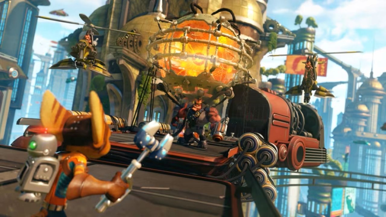 Ratchet & Clank gameplay